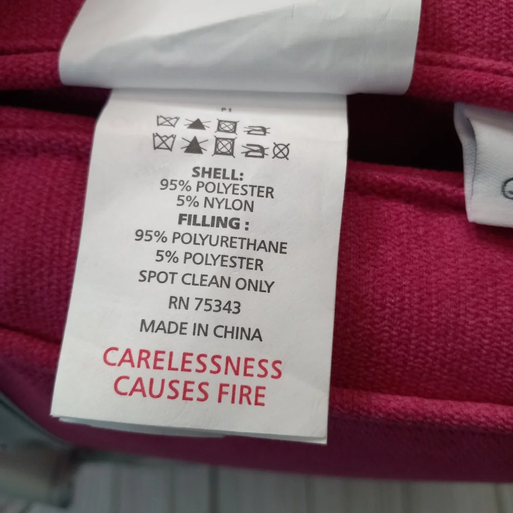 Brooks Brothers Pink Chair Pads 2 Pack